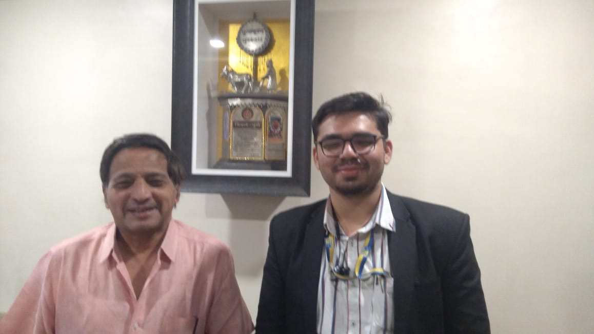 With Sudhir Gadgilji