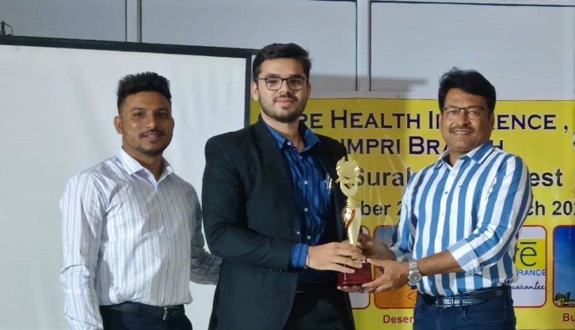 Felicitation by Mr. Sandeep Suryawanshi, Care Health Insurance